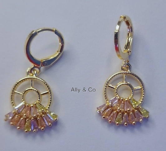 Vitange earrings- 18k Gold plated