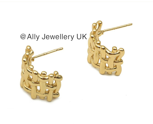 18K Gold plated earrings SDM01